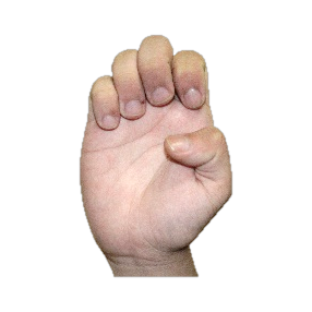 Isyarat huruf E