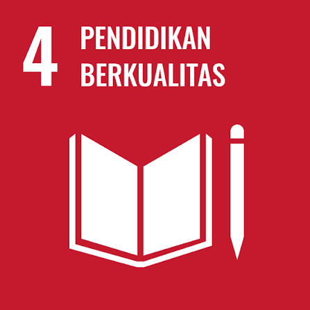 Logo SDG 4: Pendidikan Berkualitas